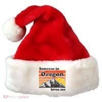 Someone In Oregon Loves Me Santa Hat thumb 0