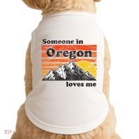 Someone In Oregon Loves Me Doggie Tank thumb 0