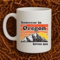 Someone In Oregon Loves Me Coffee Mug thumb 2