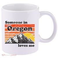 Someone In Oregon Loves Me 11oz C Handle Ceramic Mug thumb 0
