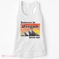 Someone In Oregon Loves Me Women's Tank Top thumb 0