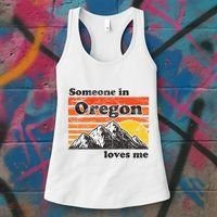 Someone In Oregon Loves Me Women's Tank Top thumb 3