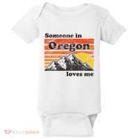 Someone In Oregon Loves Me Baby Bodysuit thumb 0