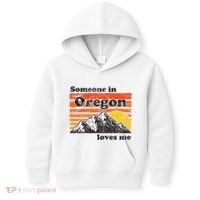 Someone In Oregon Loves Me Kids Hoodie thumb 0