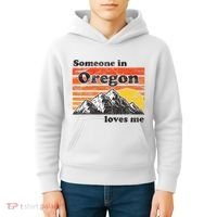 Someone In Oregon Loves Me Kids Hoodie thumb 4