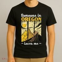 Someone In Oregon Loves Me Usa America Oregonians T-Shirt thumb 3