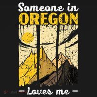 Someone In Oregon Loves Me USA America Oregonians Women's Tank Top thumb 5
