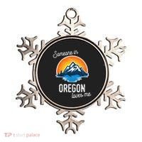 Someone In Oregon Loves Me Ornament thumb 0