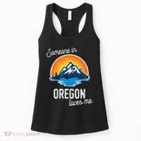 Someone In Oregon Loves Me Women's Tank Top thumb 0