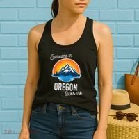 Someone In Oregon Loves Me Women's Tank Top thumb 2