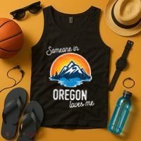 Someone In Oregon Loves Me Tank Top thumb 4