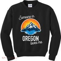 Someone In Oregon Loves Me Kids Sweatshirt thumb 0
