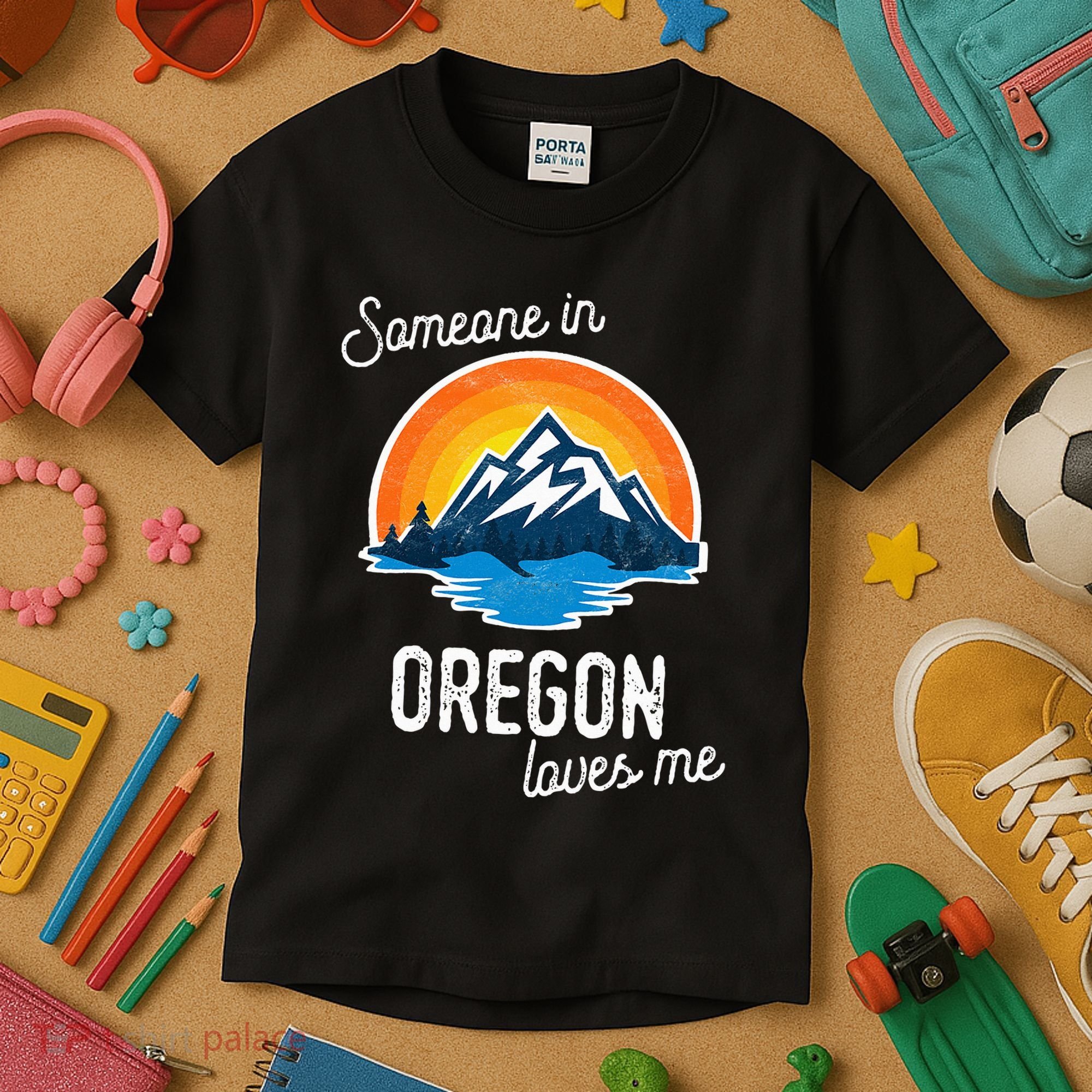 Someone In Oregon Loves Me Kids T-Shirt