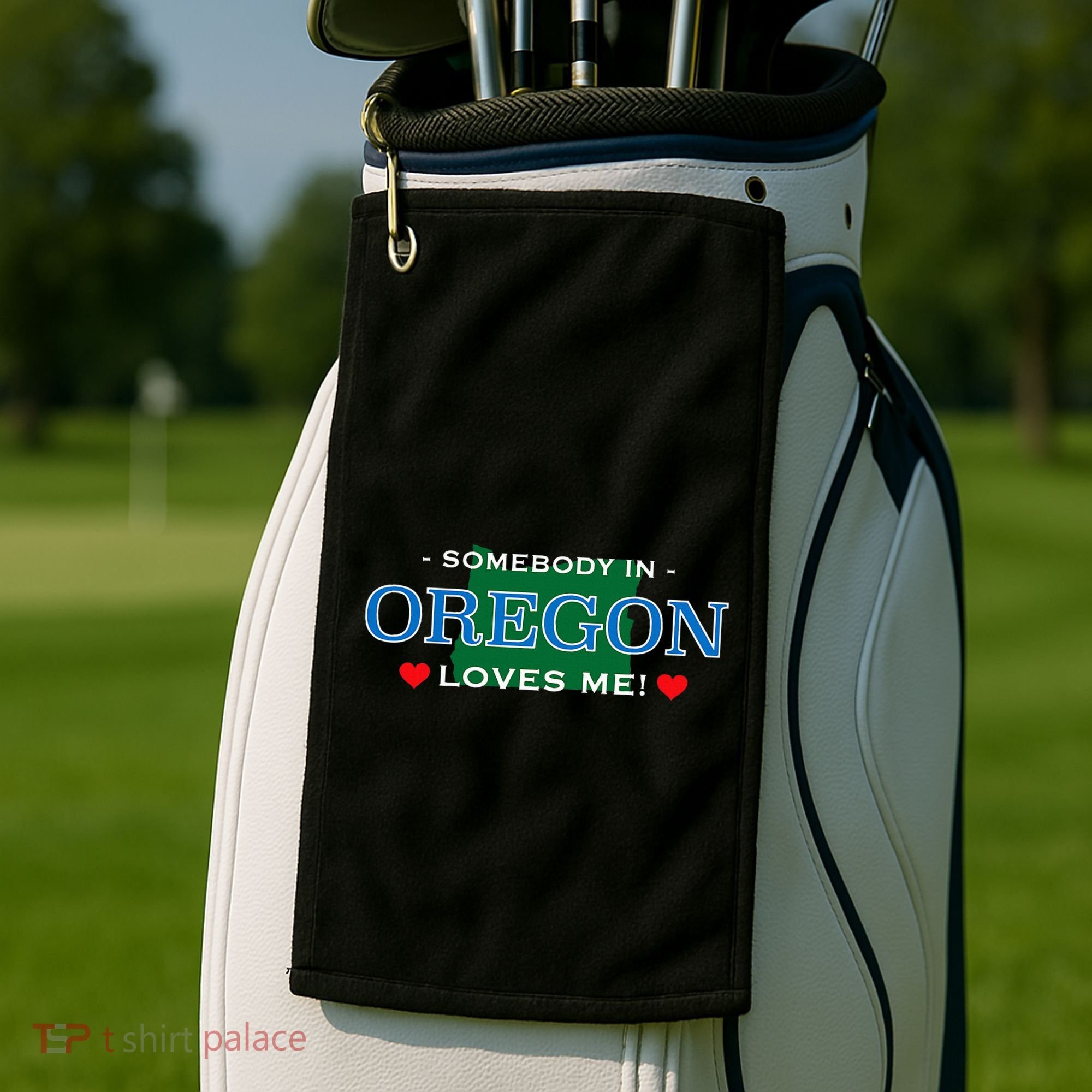 Someone In Oregon Loves Me Golf Towel