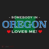 Someone In Oregon Loves Me Golf Towel thumb 3