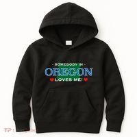 Someone In Oregon Loves Me Kids Hoodie thumb 0