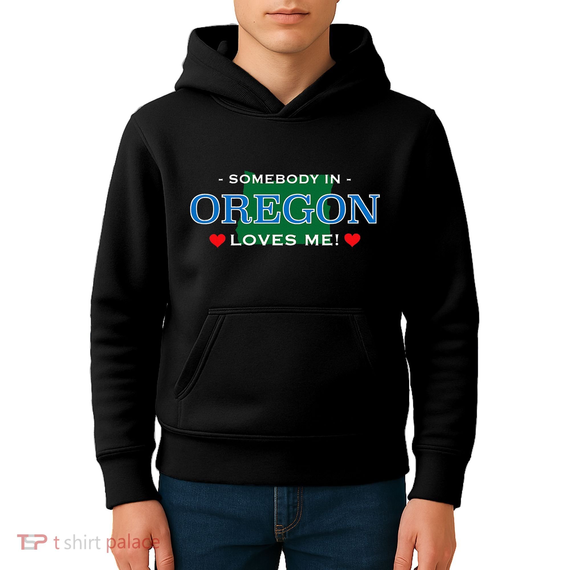 Someone In Oregon Loves Me Kids Hoodie
