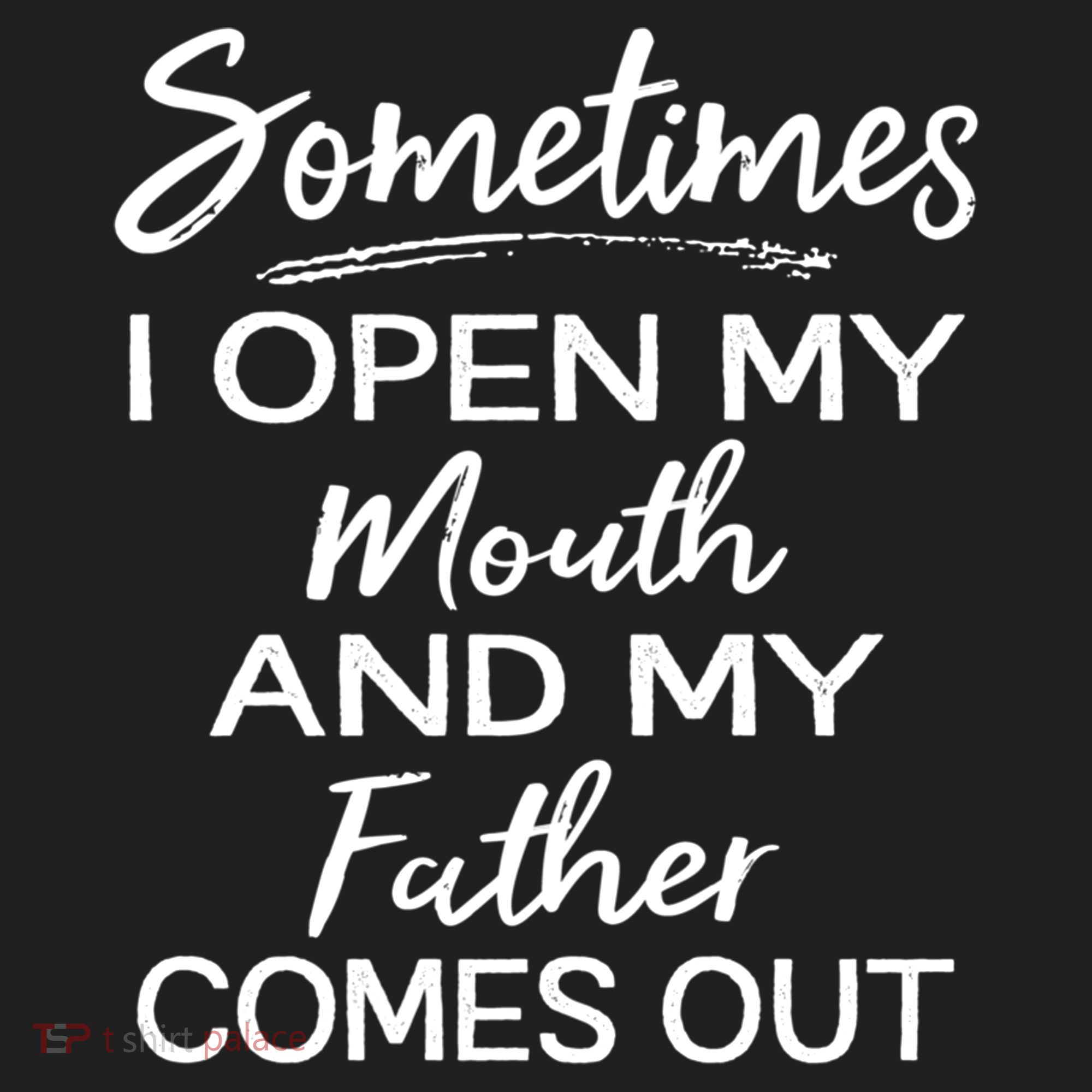 Sometimes I Open My Mouth And My Father Comes Out Gift Beanie