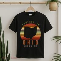 Someone In Ohio Loves Me Vintage State Retro T-Shirt thumb 2
