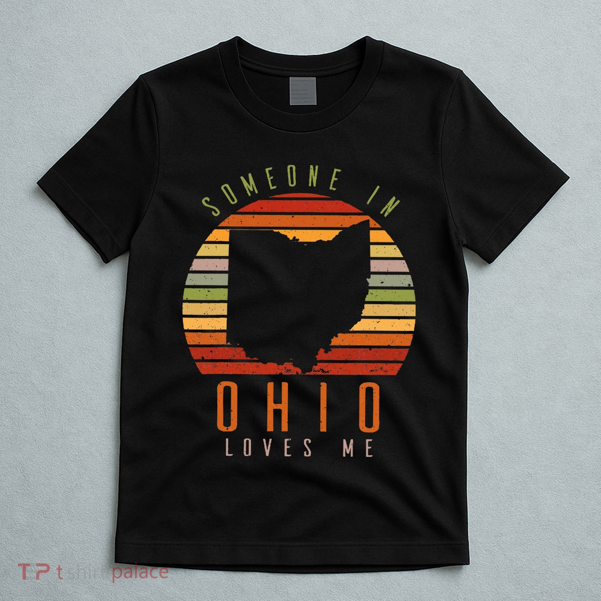 Someone In Ohio Loves Me Vintage State Retro T-Shirt