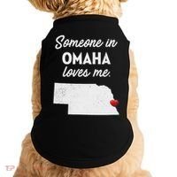 Someone In Omaha Loves Me Omaha Nebraska Doggie Tank thumb 0