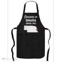 Someone In Omaha Loves Me Omaha Nebraska Apron thumb 0