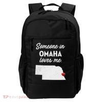 Someone In Omaha Loves Me Omaha Nebraska Backpack thumb 0