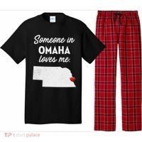 Someone In Omaha Loves Me Omaha Nebraska Pajama Set thumb 0