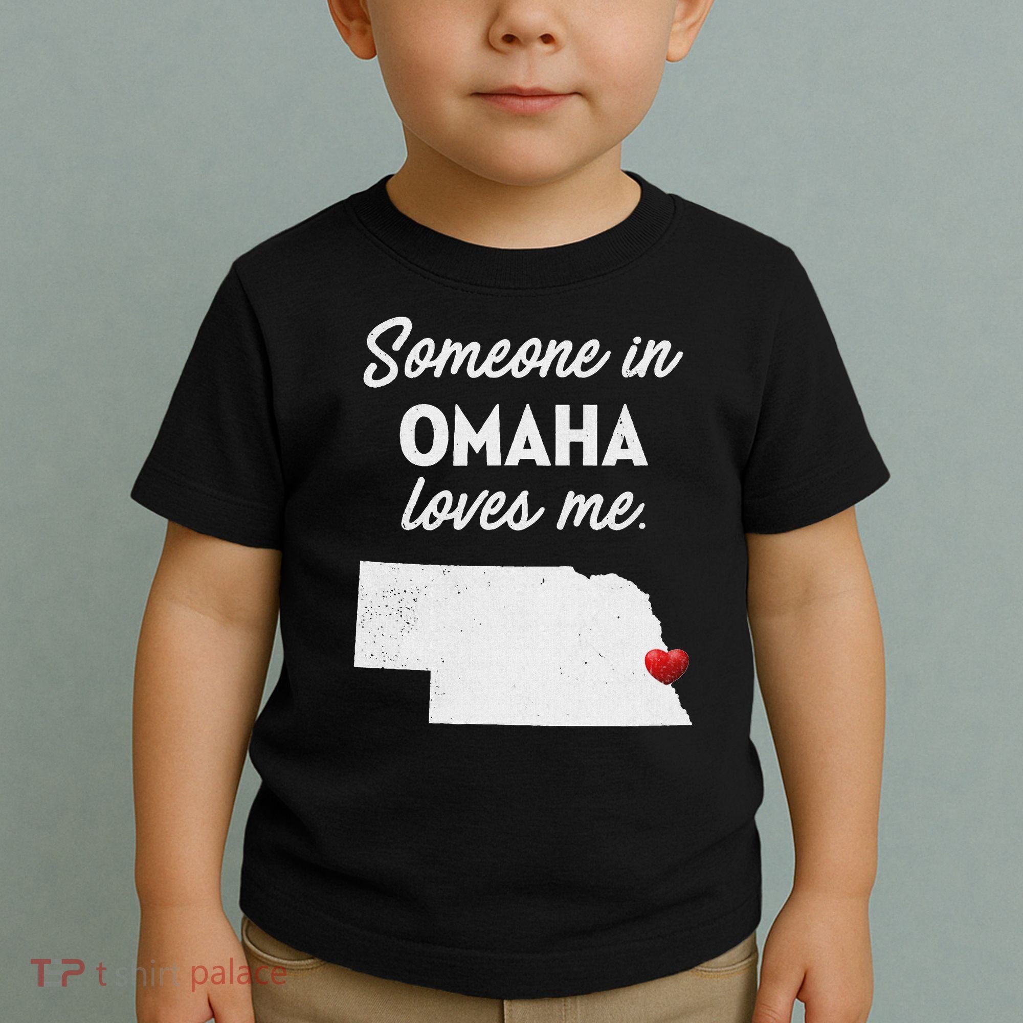 Someone In Omaha Loves Me Omaha Nebraska Toddler T-Shirt