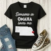 Someone In Omaha Loves Me Omaha Nebraska Women's T-Shirt thumb 3