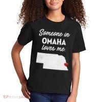 Someone In Omaha Loves Me Omaha Nebraska Kids T-Shirt thumb 2