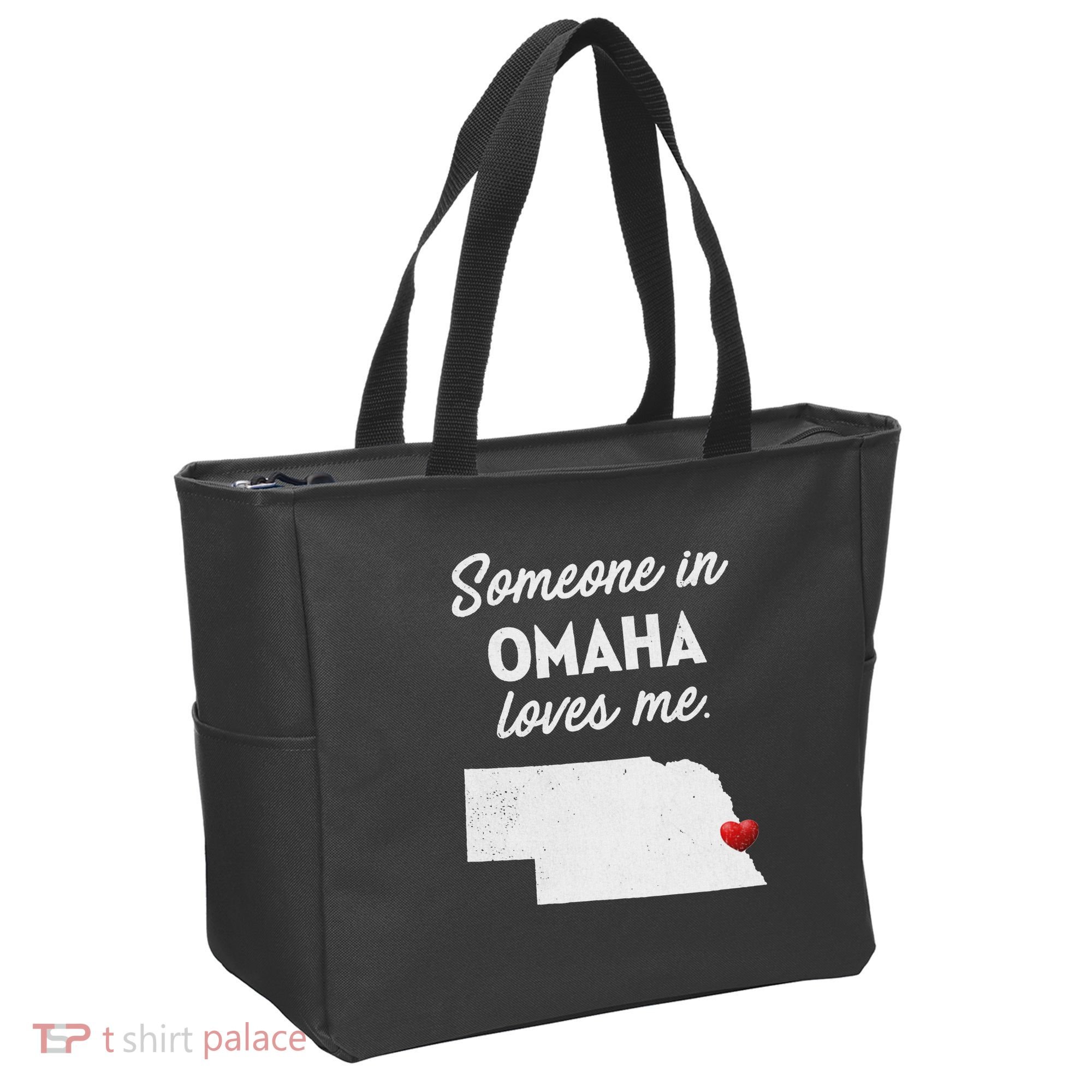Someone In Omaha Loves Me Omaha Nebraska Tote Bag