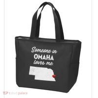 Someone In Omaha Loves Me Omaha Nebraska Tote Bag thumb 3