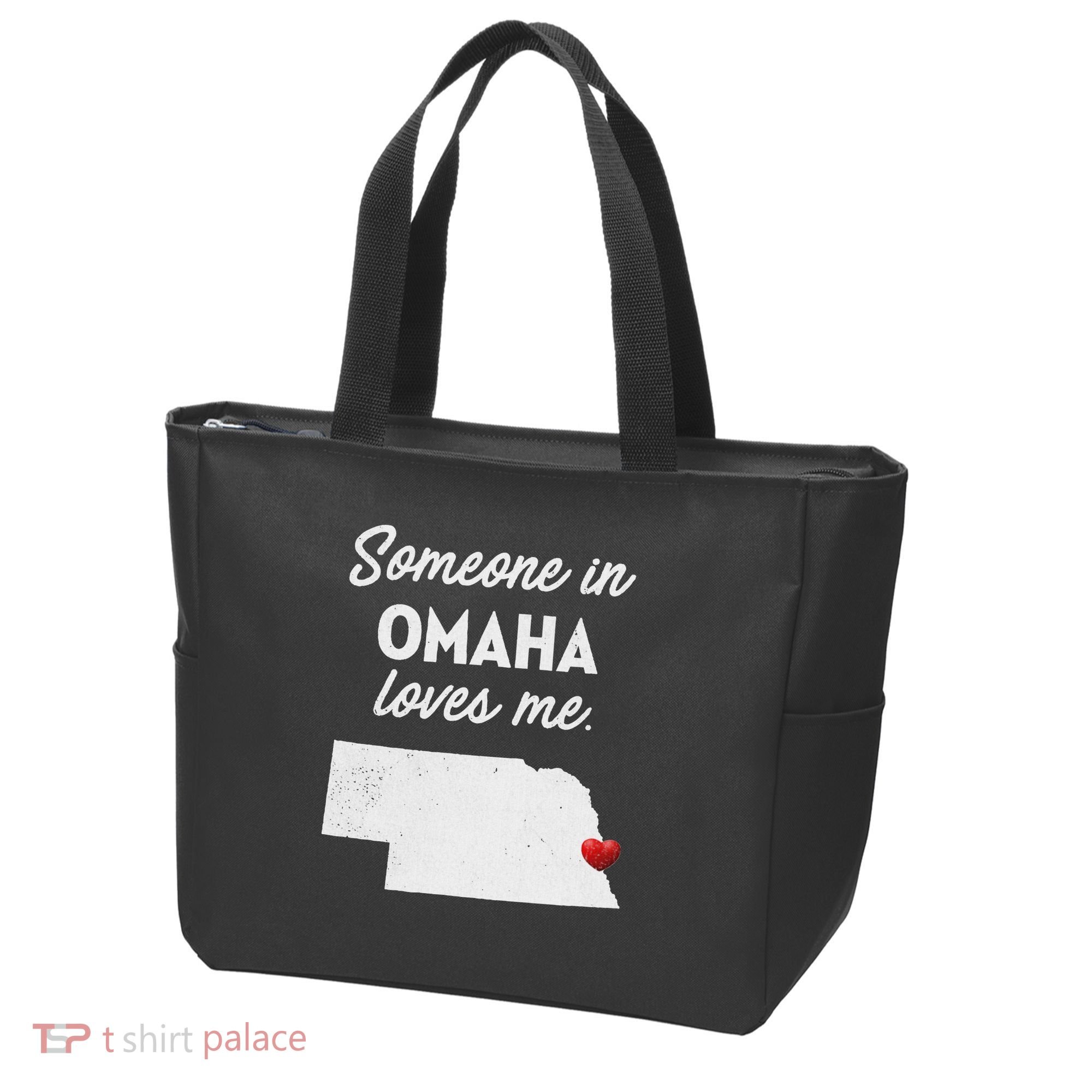 Someone In Omaha Loves Me Omaha Nebraska Tote Bag