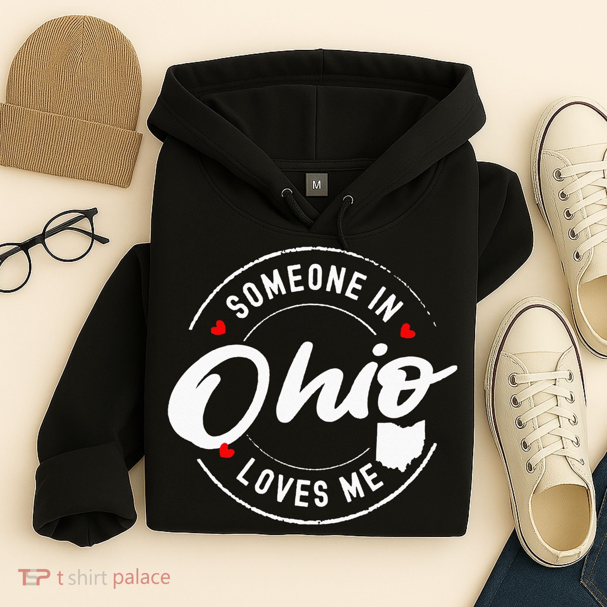 Someone in Ohio Loves Me Hoodie