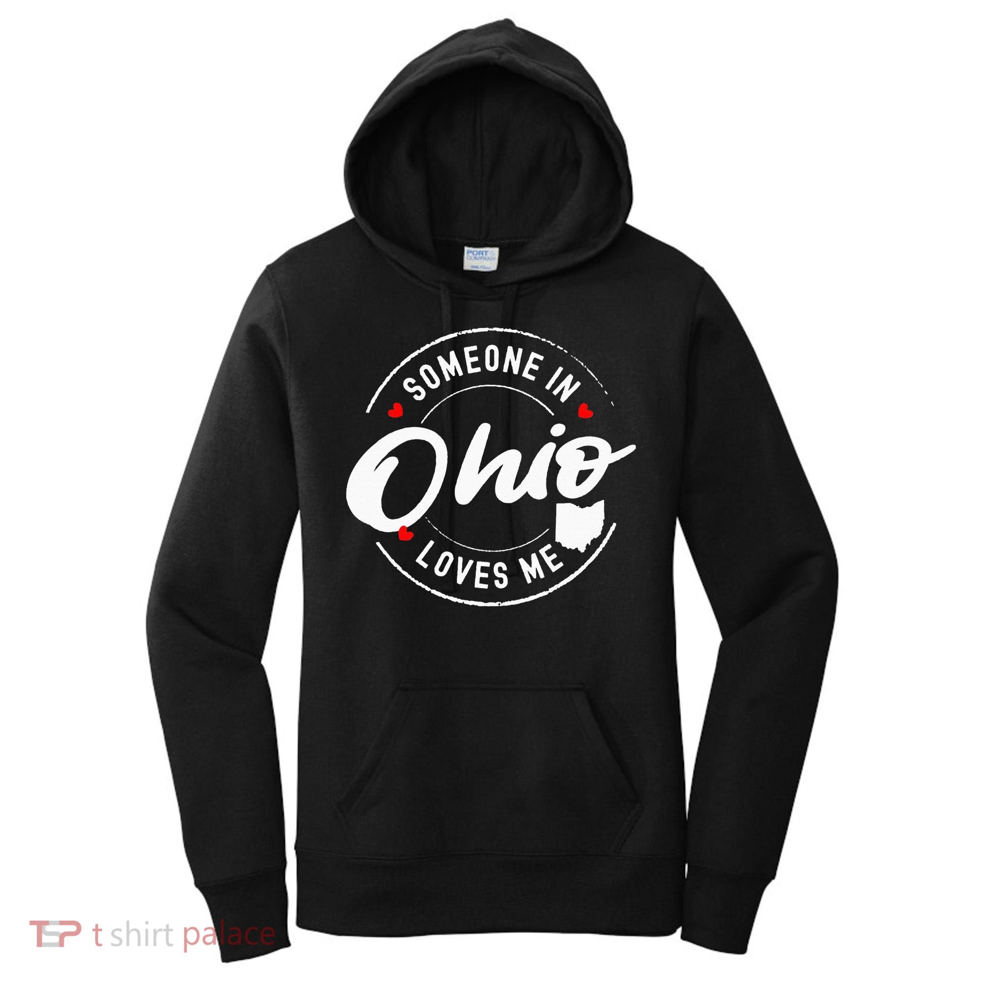 Someone in Ohio Loves Me Women's Hoodie
