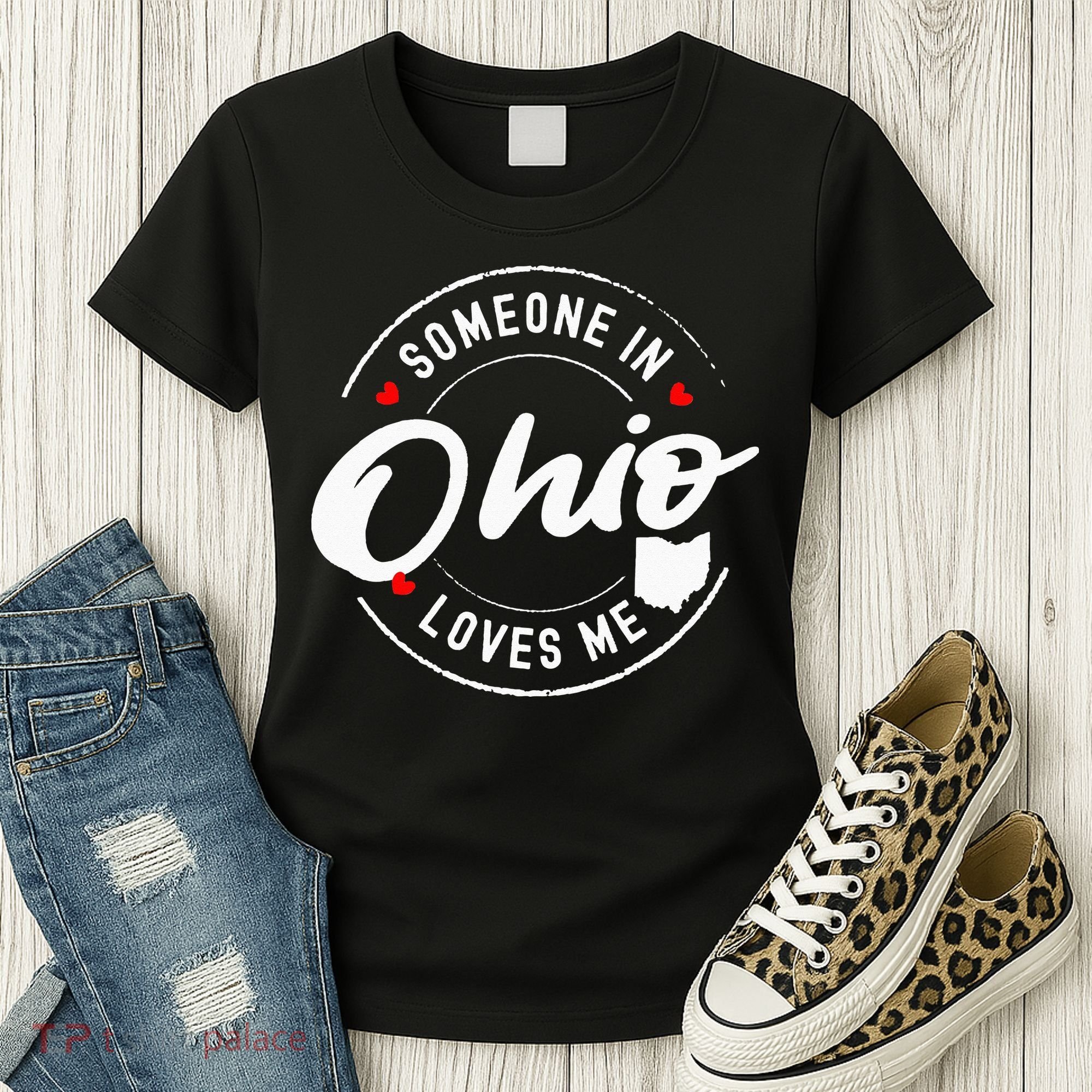 Someone in Ohio Loves Me Women's T-Shirt