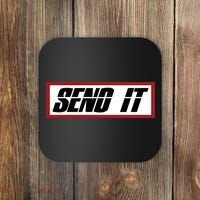 Send It Offroad Dirt Bike Logo Coaster thumb 0