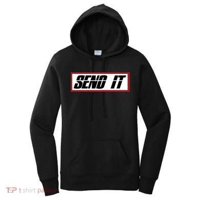Send It Offroad Dirt Bike Logo Women's Hoodie
