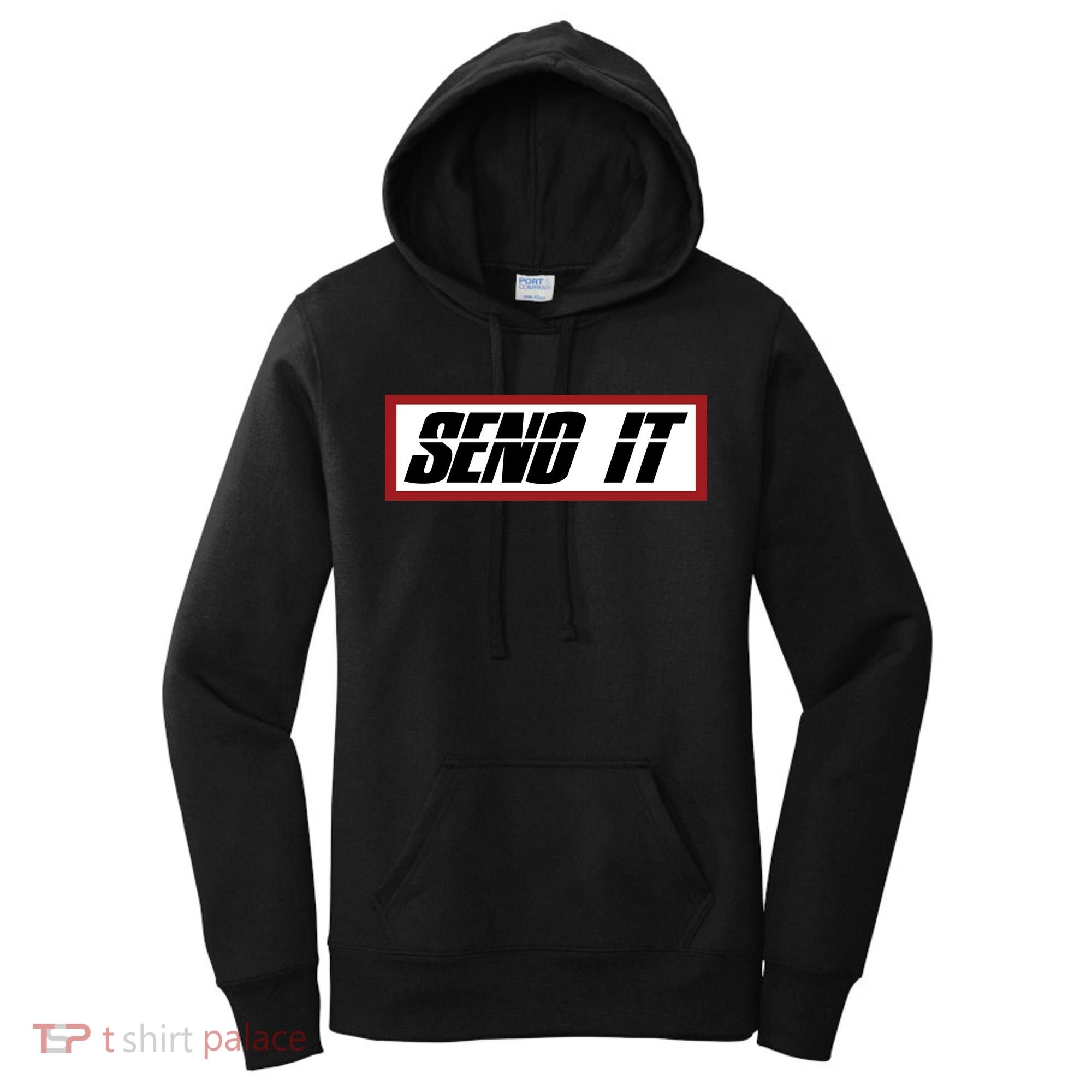 Send It Offroad Dirt Bike Logo Women's Hoodie