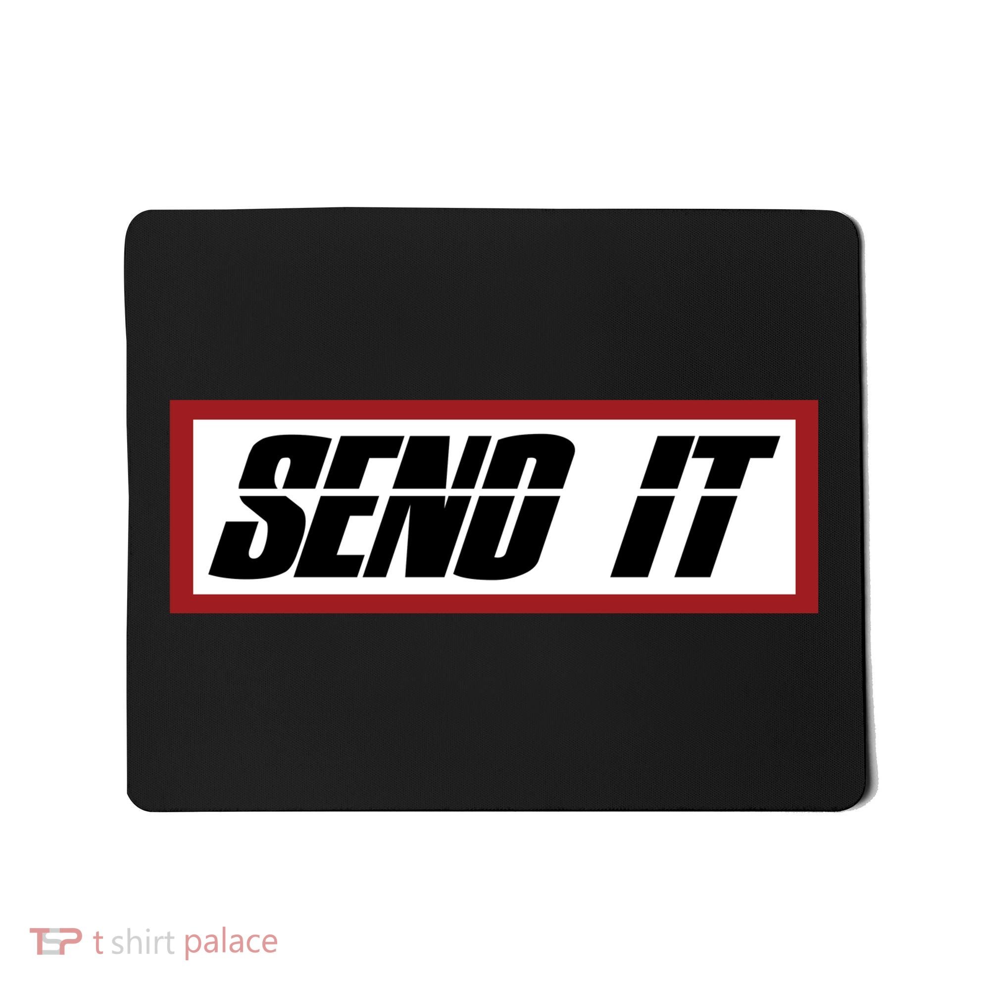 Send It Offroad Dirt Bike Logo Mousepad