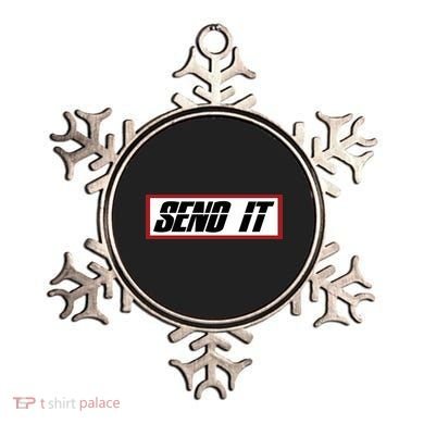 Send It Offroad Dirt Bike Logo Ornament