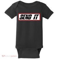 Send It Offroad Dirt Bike Logo Baby Bodysuit thumb 0