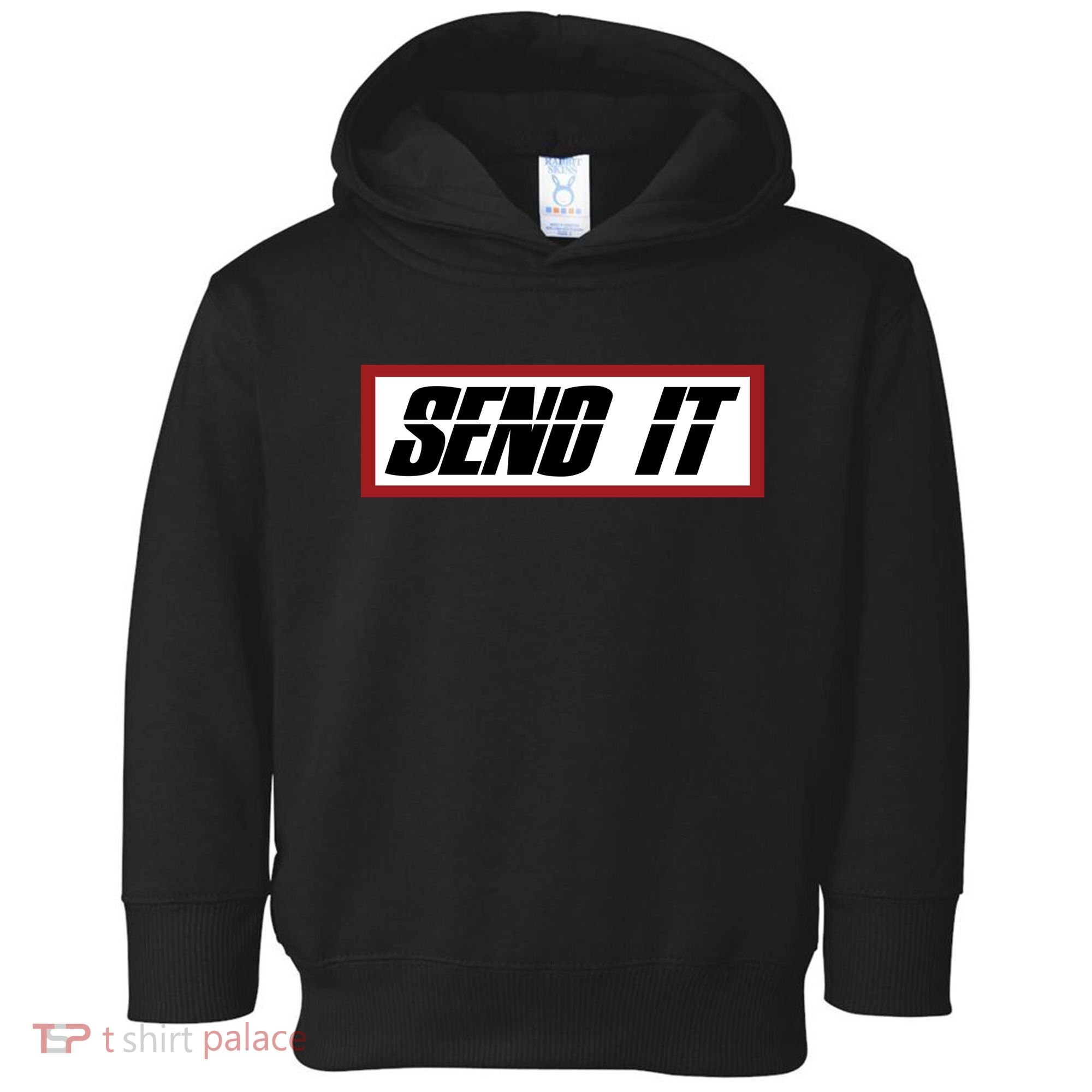 Send It Offroad Dirt Bike Logo Toddler Hoodie