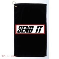 Send It Offroad Dirt Bike Logo Golf Towel thumb 0