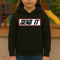 Send It Offroad Dirt Bike Logo Kids Hoodie thumb 3