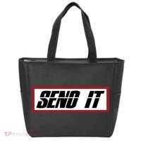 Send It Offroad Dirt Bike Logo Tote Bag thumb 0