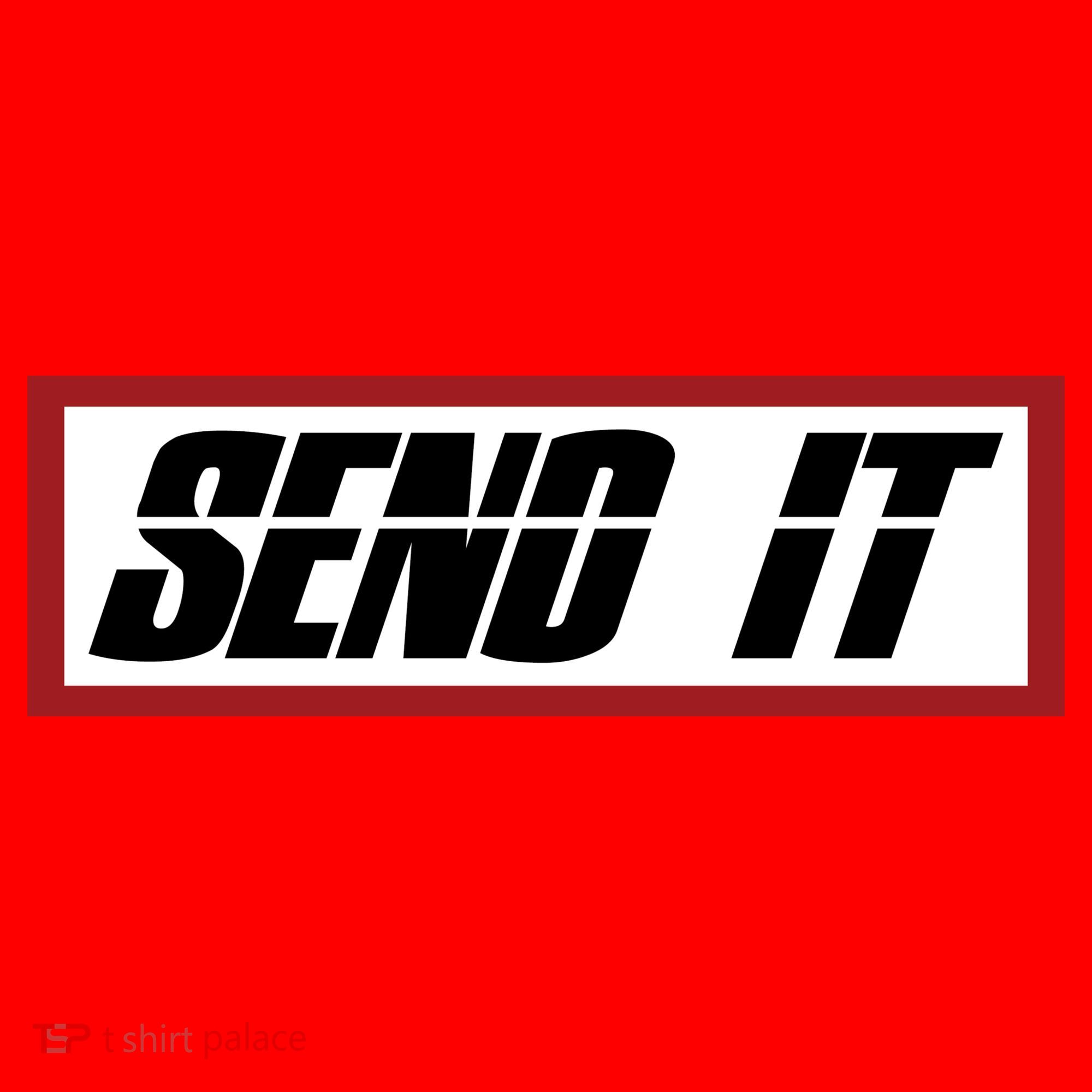 Send It Offroad Dirt Bike Logo Santa Hat