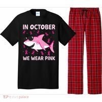 Shark In October We Wear P.I.N.K Breast Cancer Pajama Set thumb 0