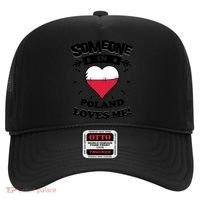 Someone In Poland Loves Me Polish Flag Heart Gift Hat thumb 0